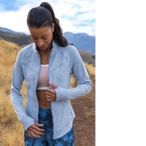 Title Nine Vitality Jacket - Powder Blue -Size L (12-14)
